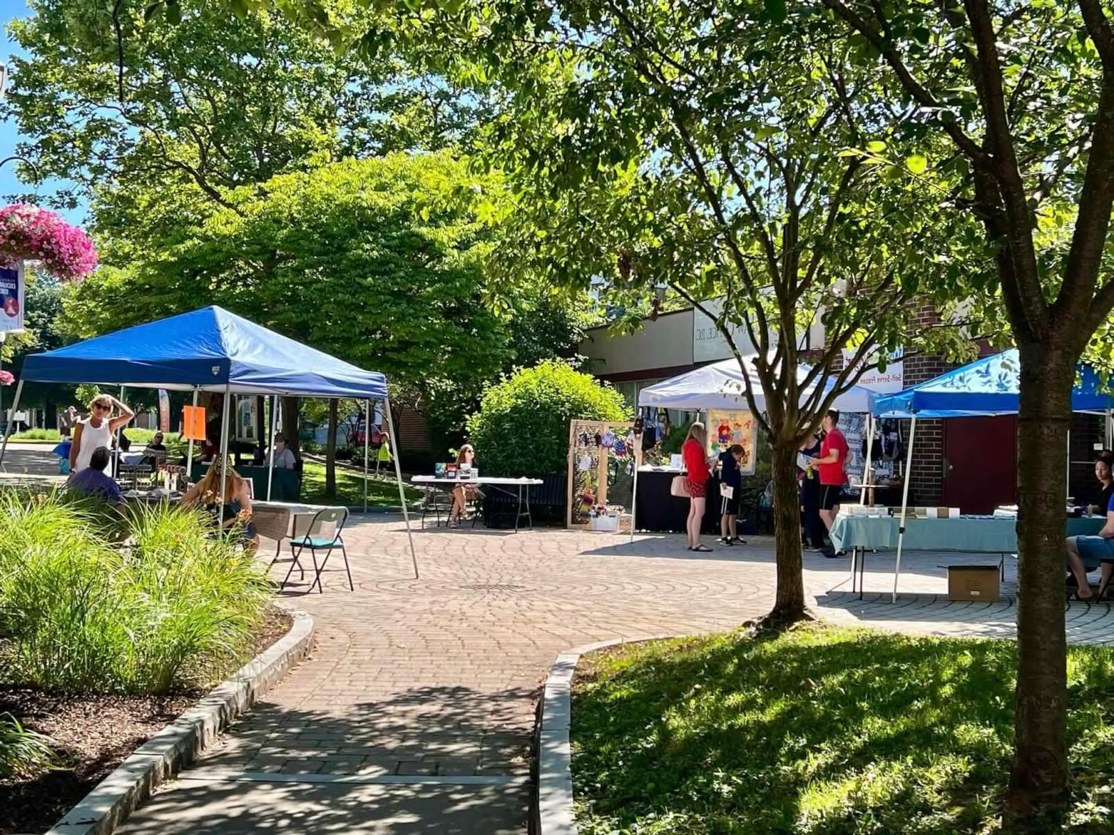 Photo of pop up tents